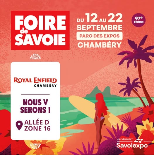 Royal Enfield à la Foire de Savoie – Allée D, Zone 16